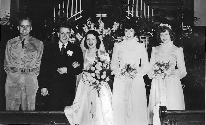 bill and willie barr's wedding day