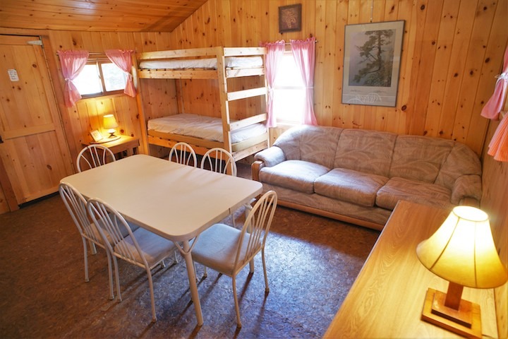 inside bunkhouse