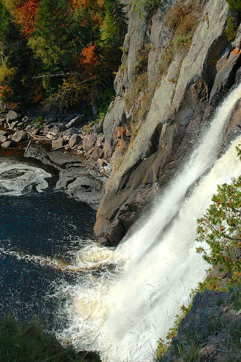 High Falls on the Baptism River, Tettagouche State Park, looking down