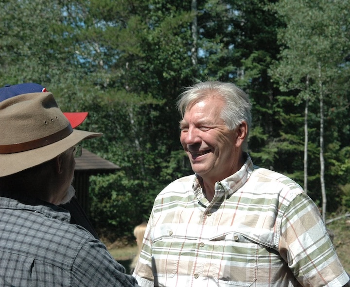 Earl Jacobson at Okontoe's 50th Anniversary reunion