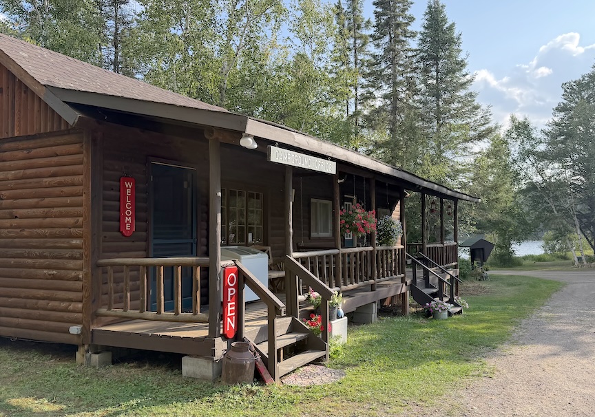 Okontoe Office and White Pine Cabin